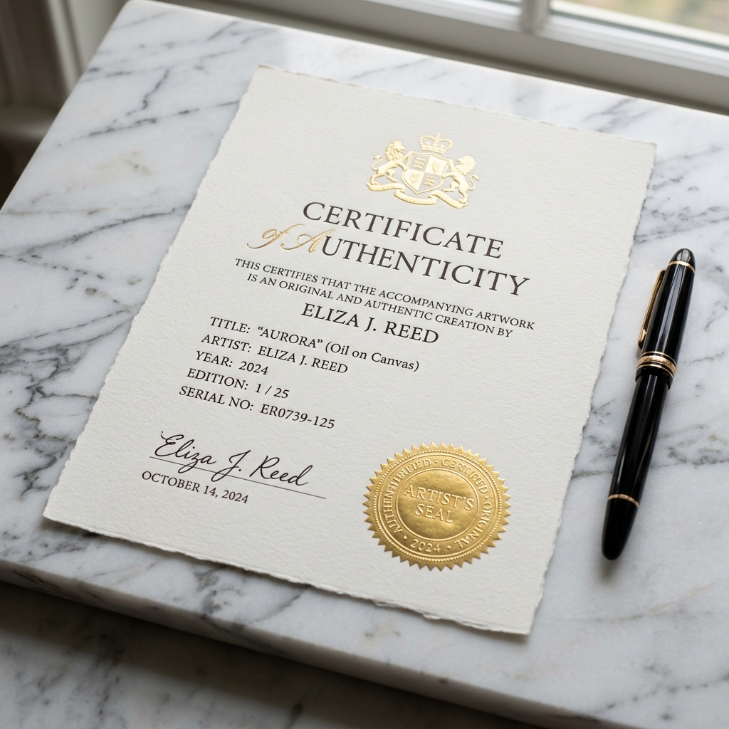 Authentic marble certification — quarry origin documents and quality verification