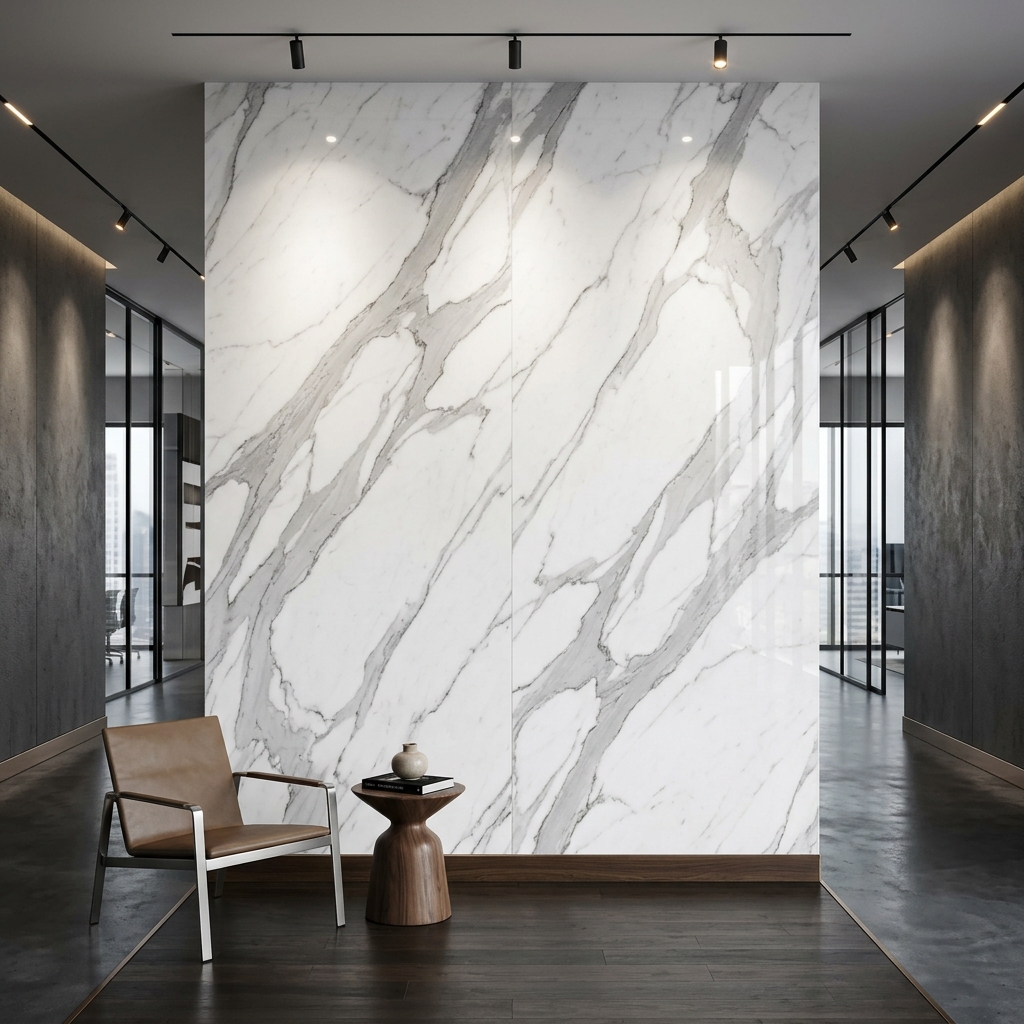 Statuario marble — the sculptural white that has defined luxury for centuries